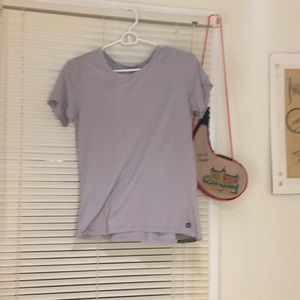 Women gray workout T-shirt